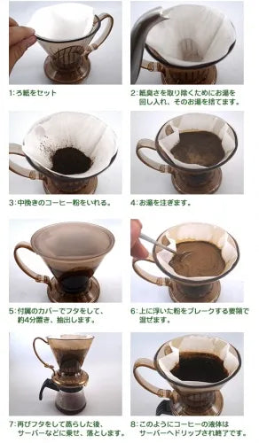 クレバー コーヒードリッパー S(１〜２杯用)サイズ　ブラウン